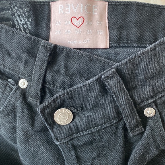 Revice Denim Jeans 90'S BABY / JOEY BLACK WASH NWT - Picture 4 of 8